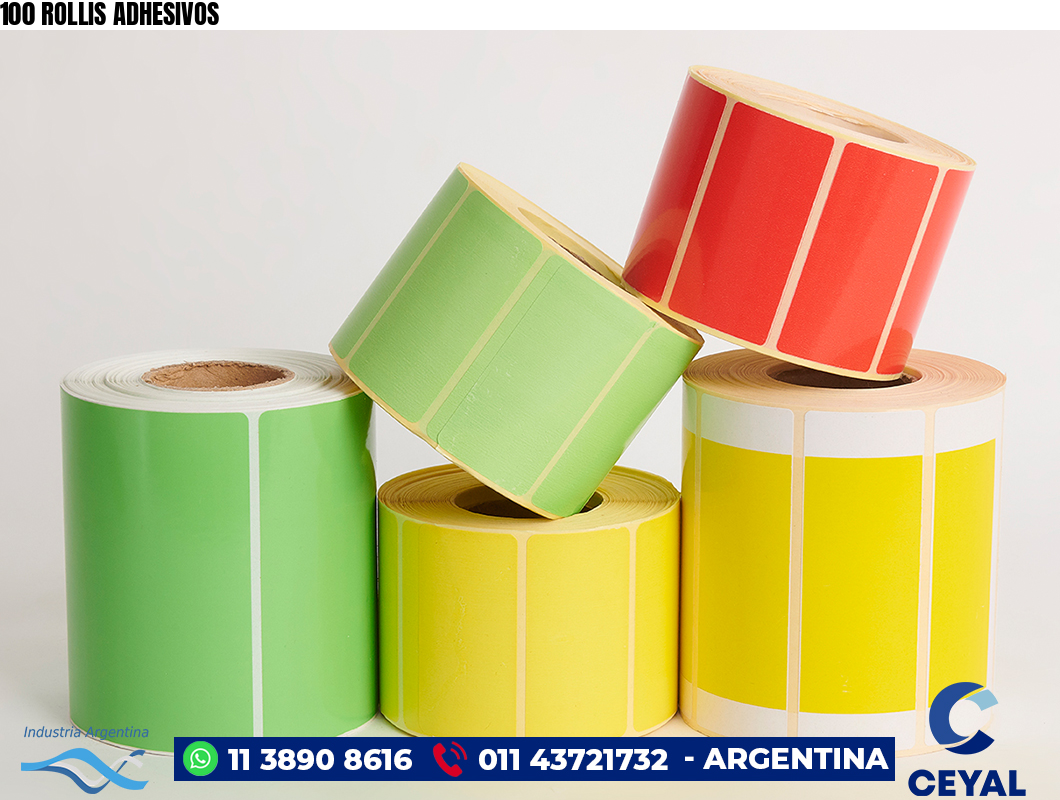 100 ROLLIS ADHESIVOS