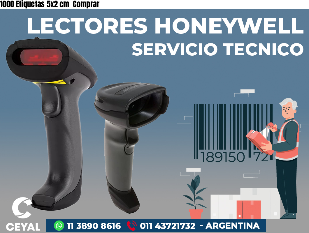 1000 Etiquetas 5x2 cm  Comprar