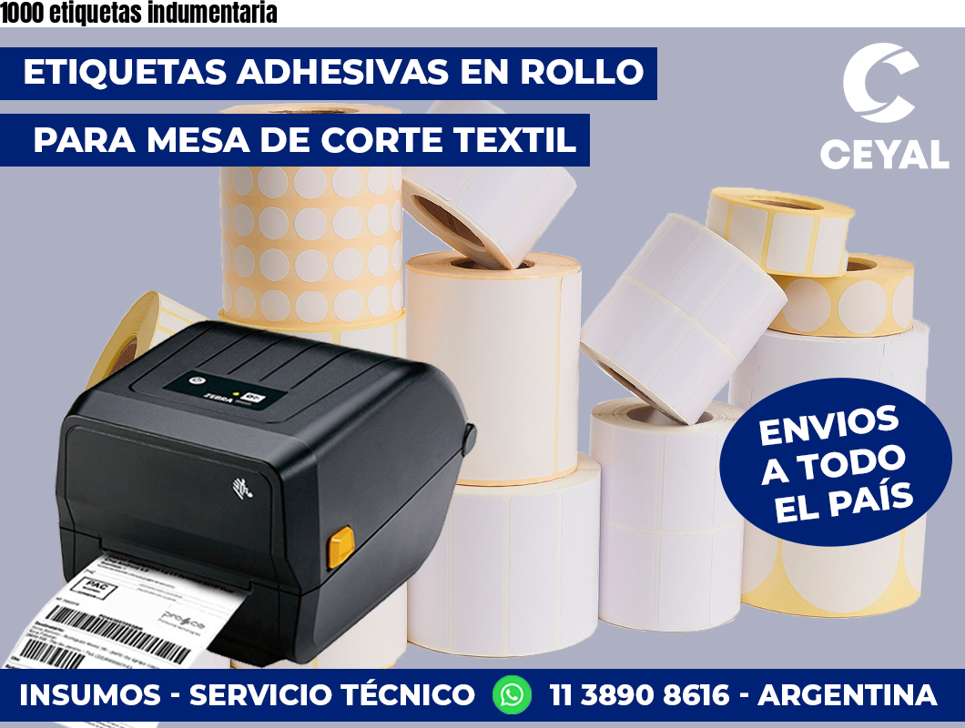 1000 etiquetas indumentaria