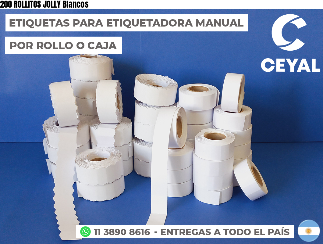 200 ROLLITOS JOLLY Blancos