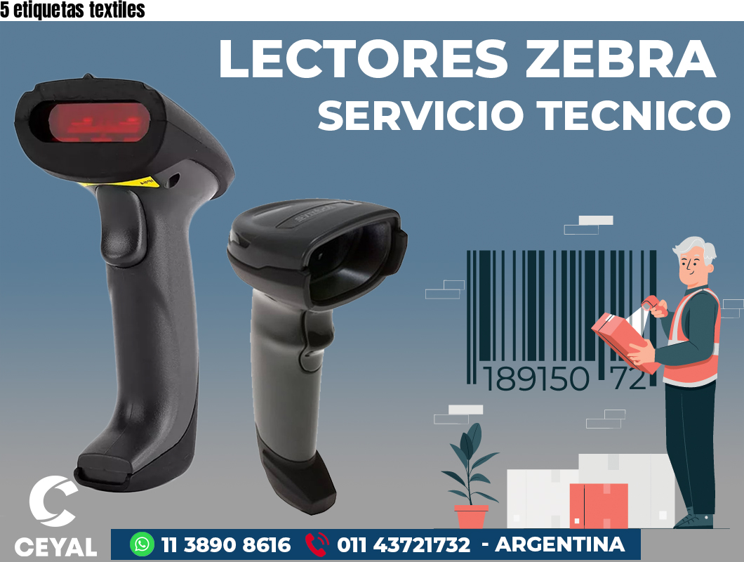 5 etiquetas textiles