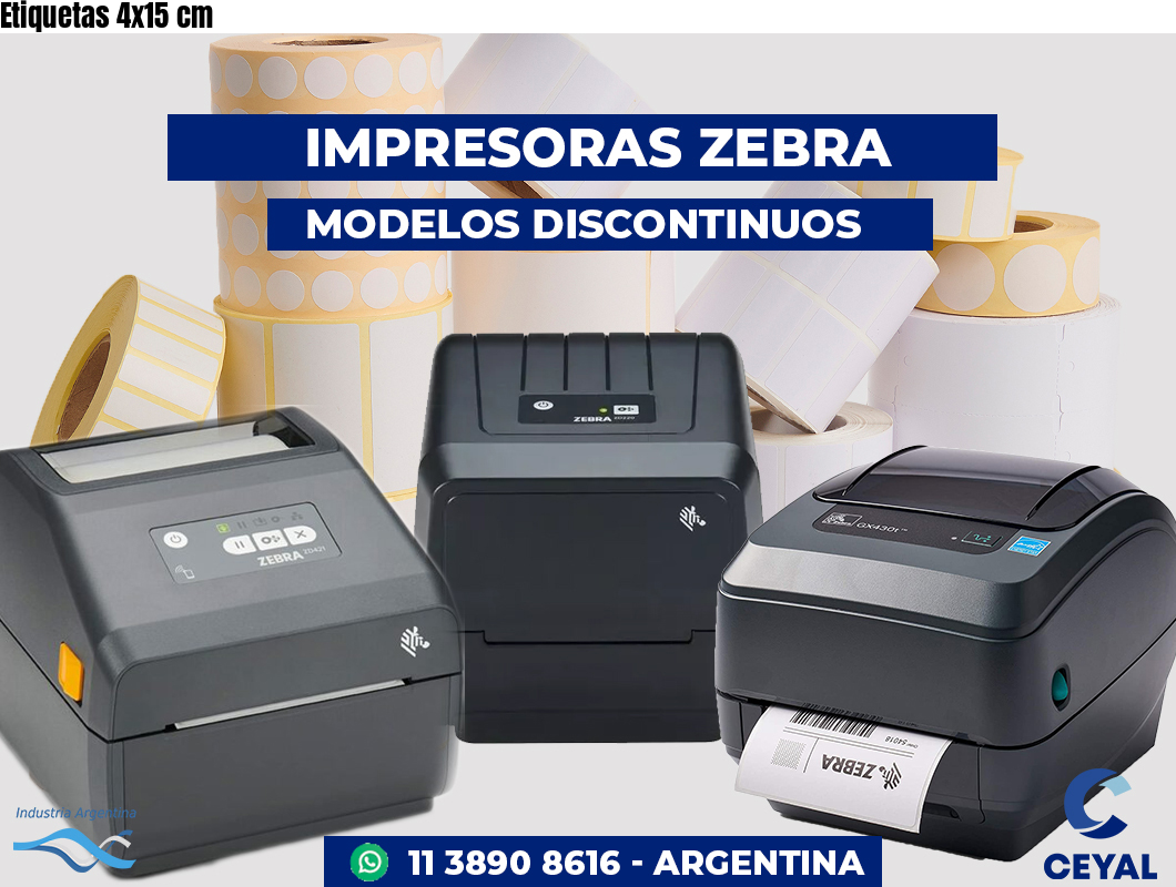 Etiquetas 4x15 cm