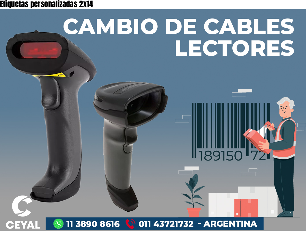 Etiquetas personalizadas 2x14