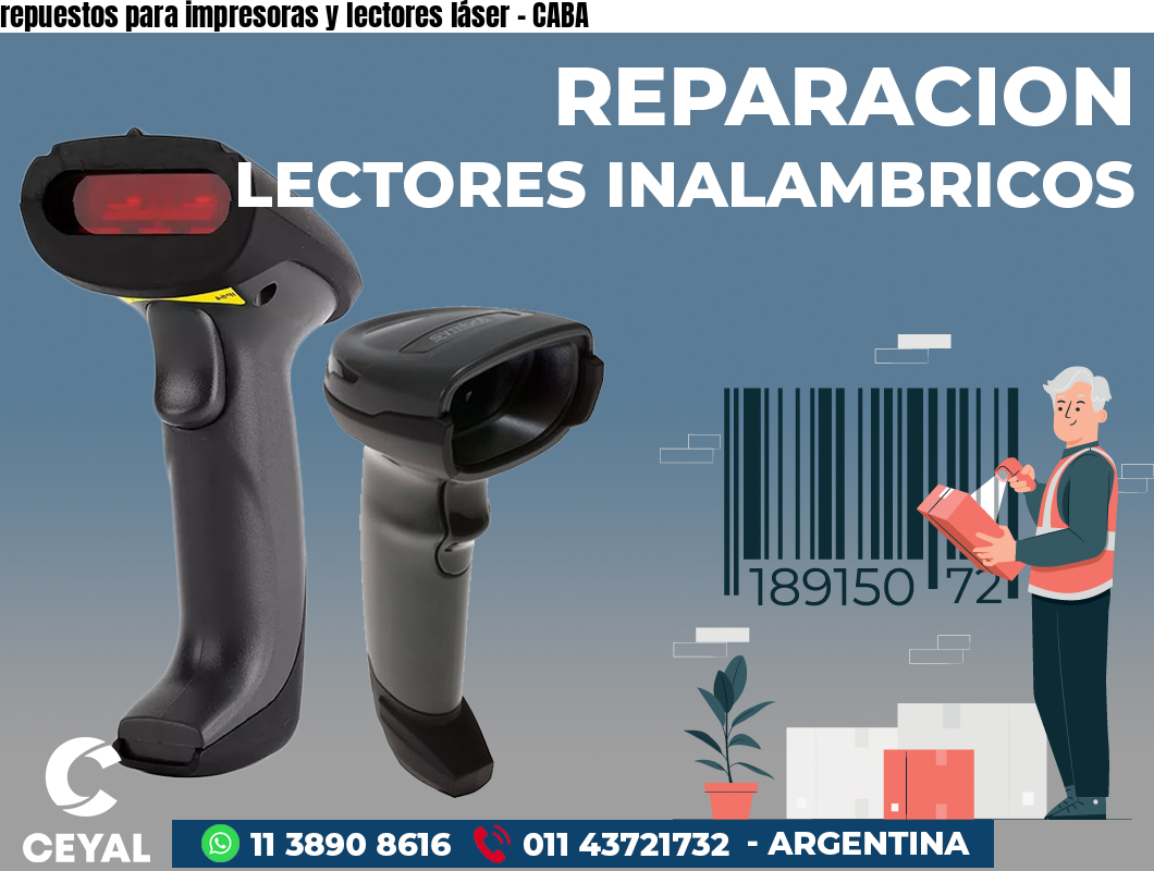 repuestos para impresoras y lectores láser - CABA