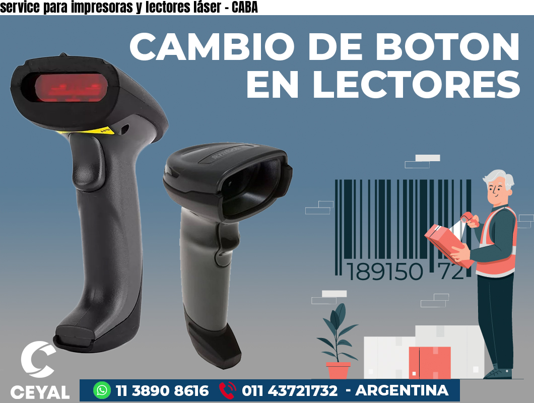 service para impresoras y lectores láser - CABA