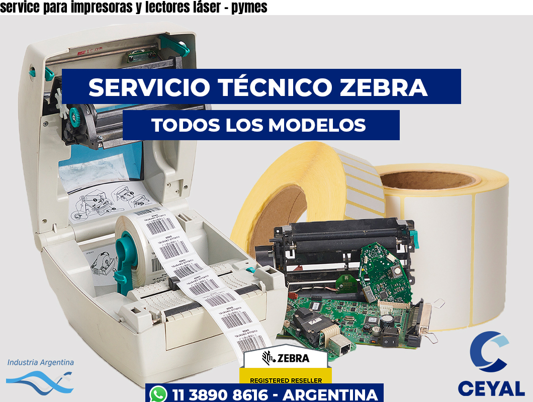 service para impresoras y lectores láser – pymes