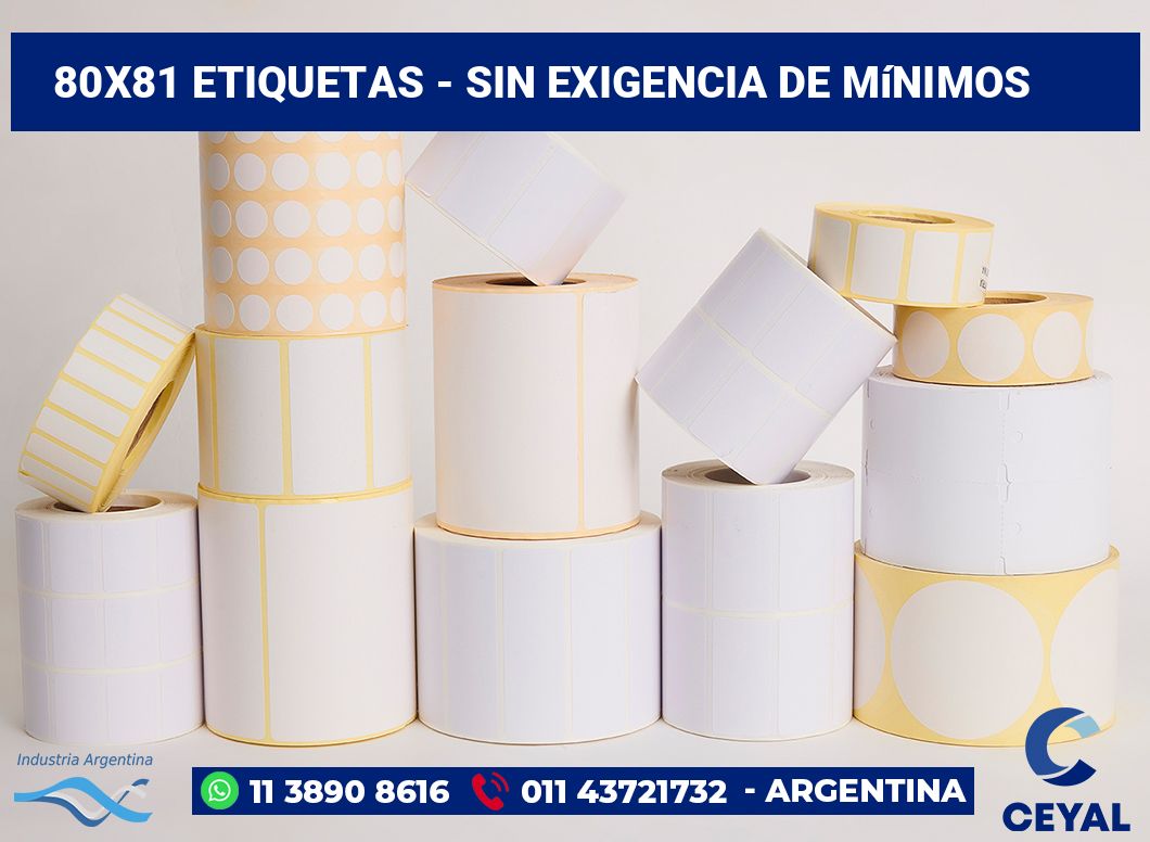 80x81 Etiquetas