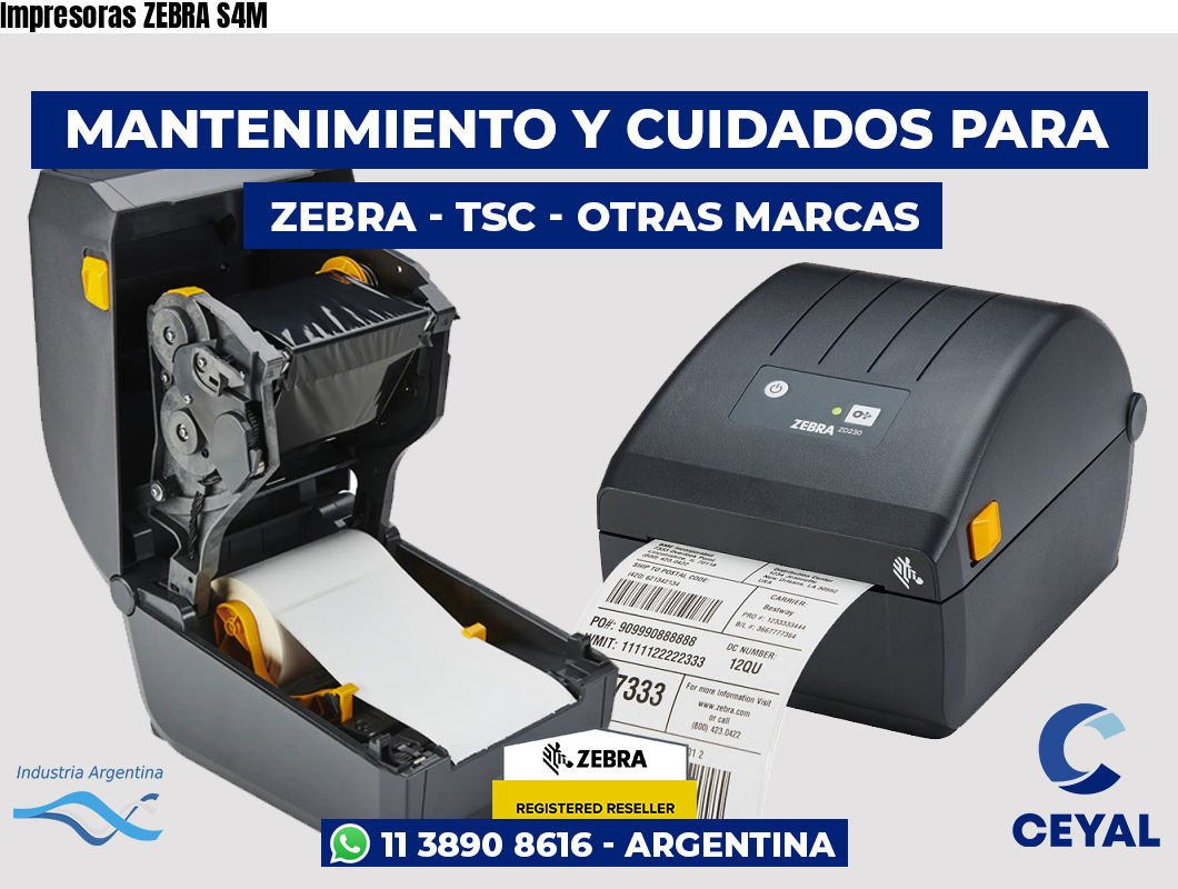 Impresoras ZEBRA S4M