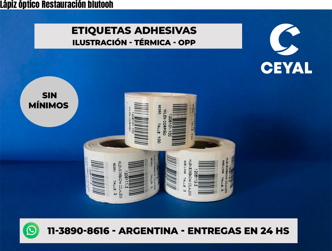 Lápiz óptico Restauración blutooh