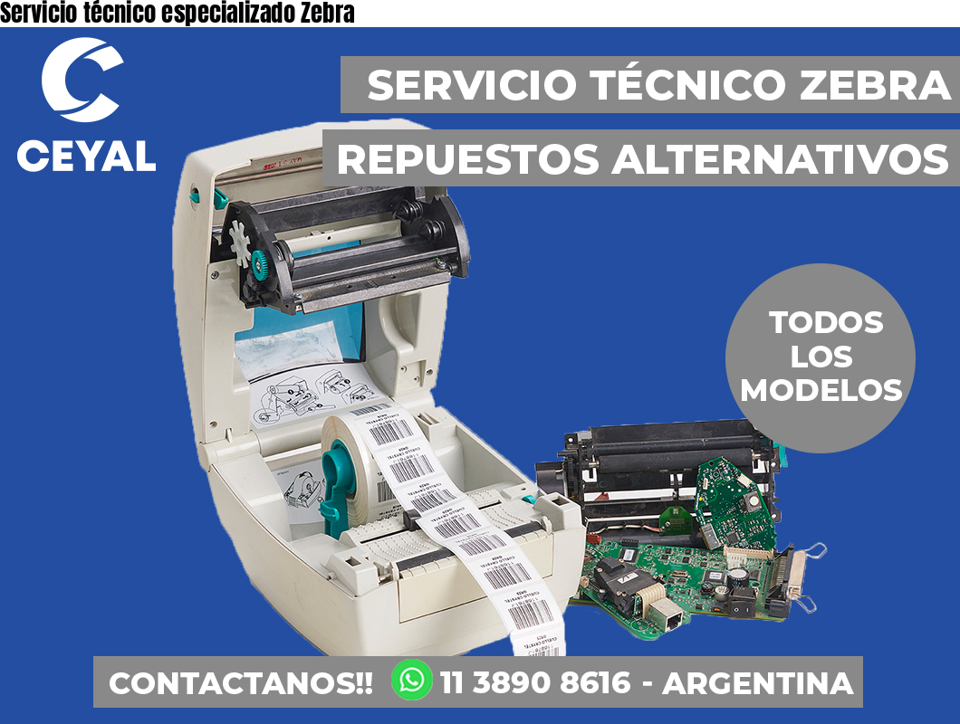 Servicio técnico especializado Zebra
