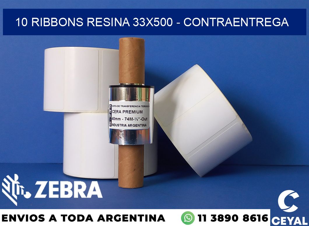 10 Ribbons resina 33x500 - contraentrega