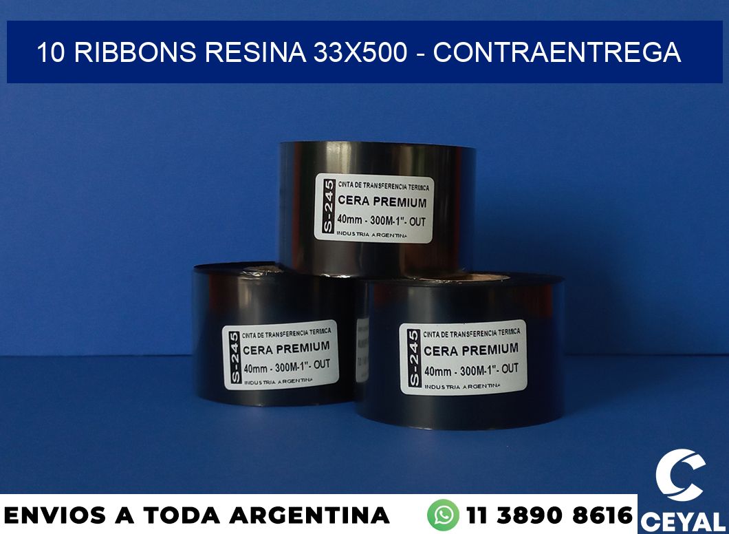 10 Ribbons resina 33×500 – contraentrega