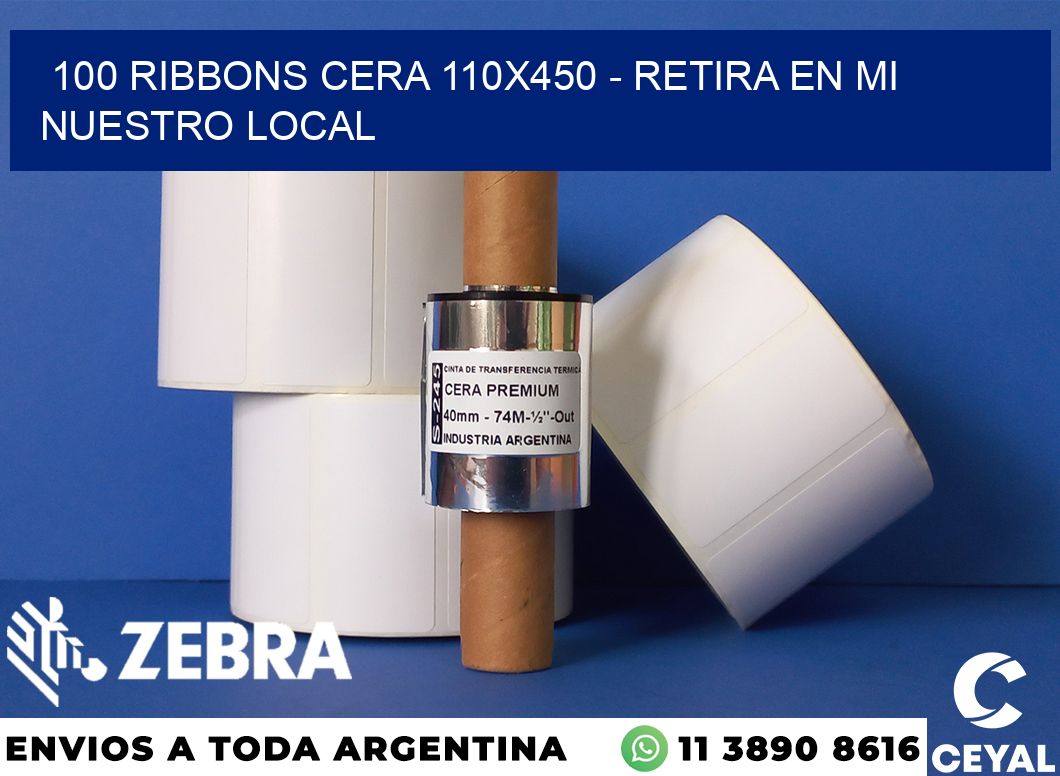 100 Ribbons cera 110x450 - retira en mi nuestro local
