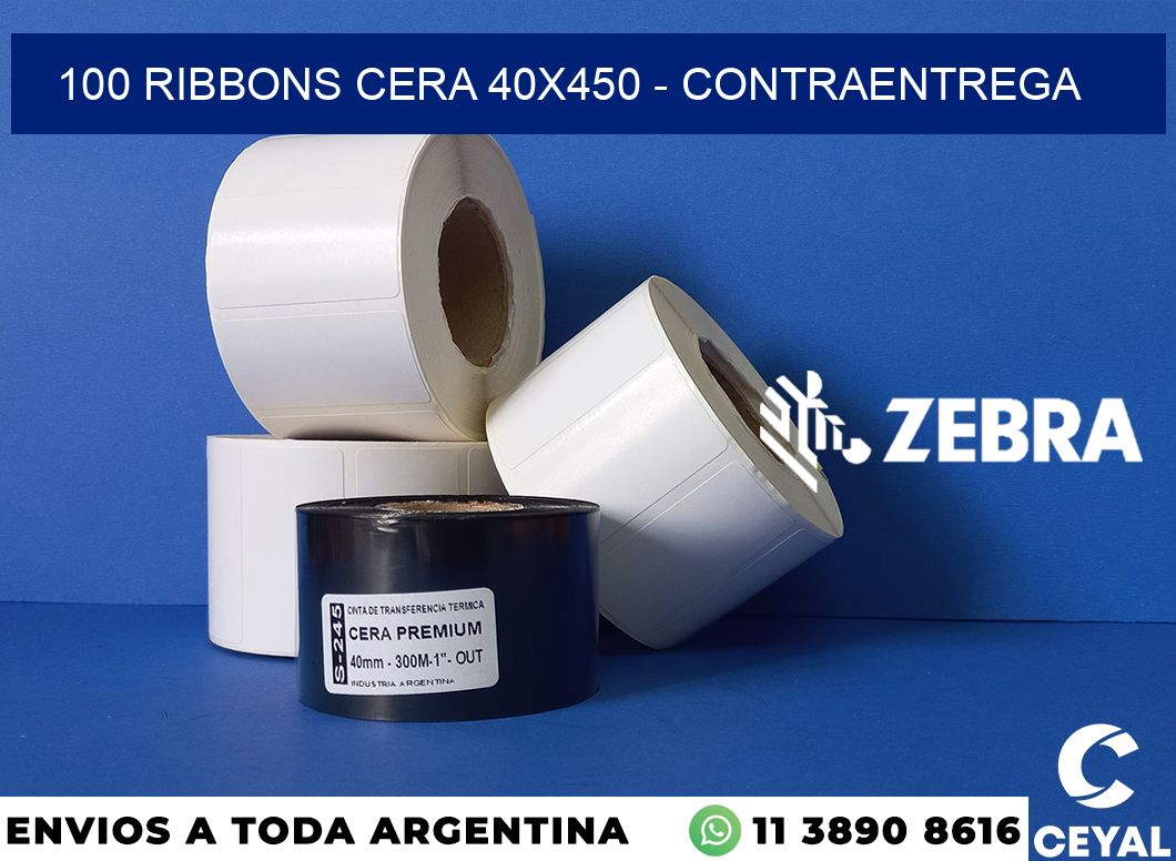 100 Ribbons cera 40x450 - contraentrega