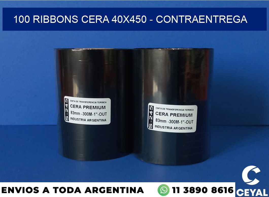 100 Ribbons cera 40×450 – contraentrega