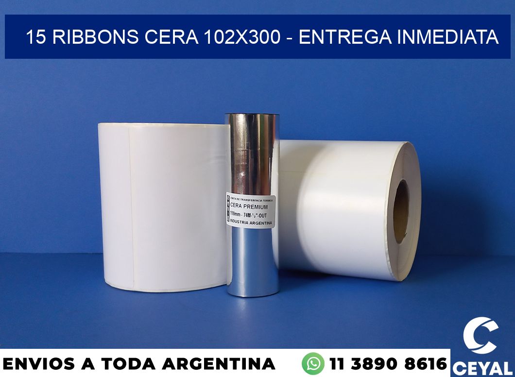 15 Ribbons cera 102x300 - Entrega inmediata