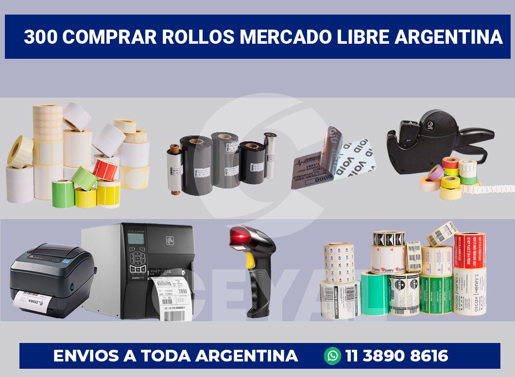 300 Comprar rollos mercado libre argentina