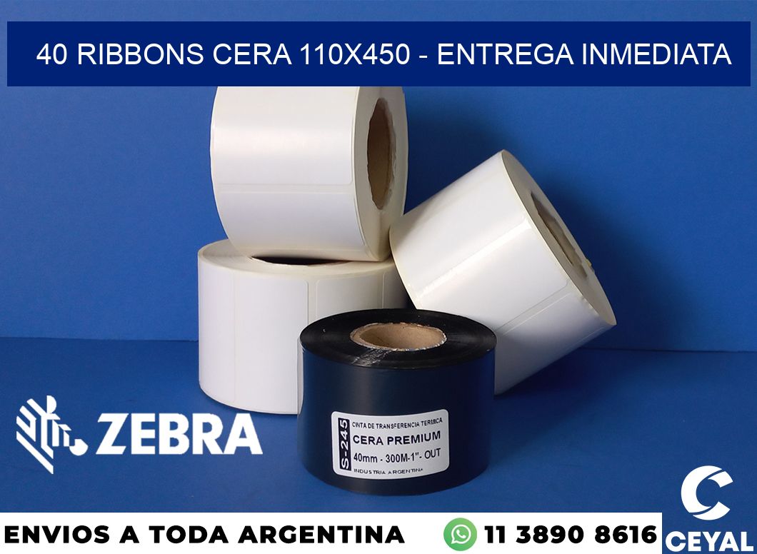 40 Ribbons cera 110x450 - Entrega inmediata