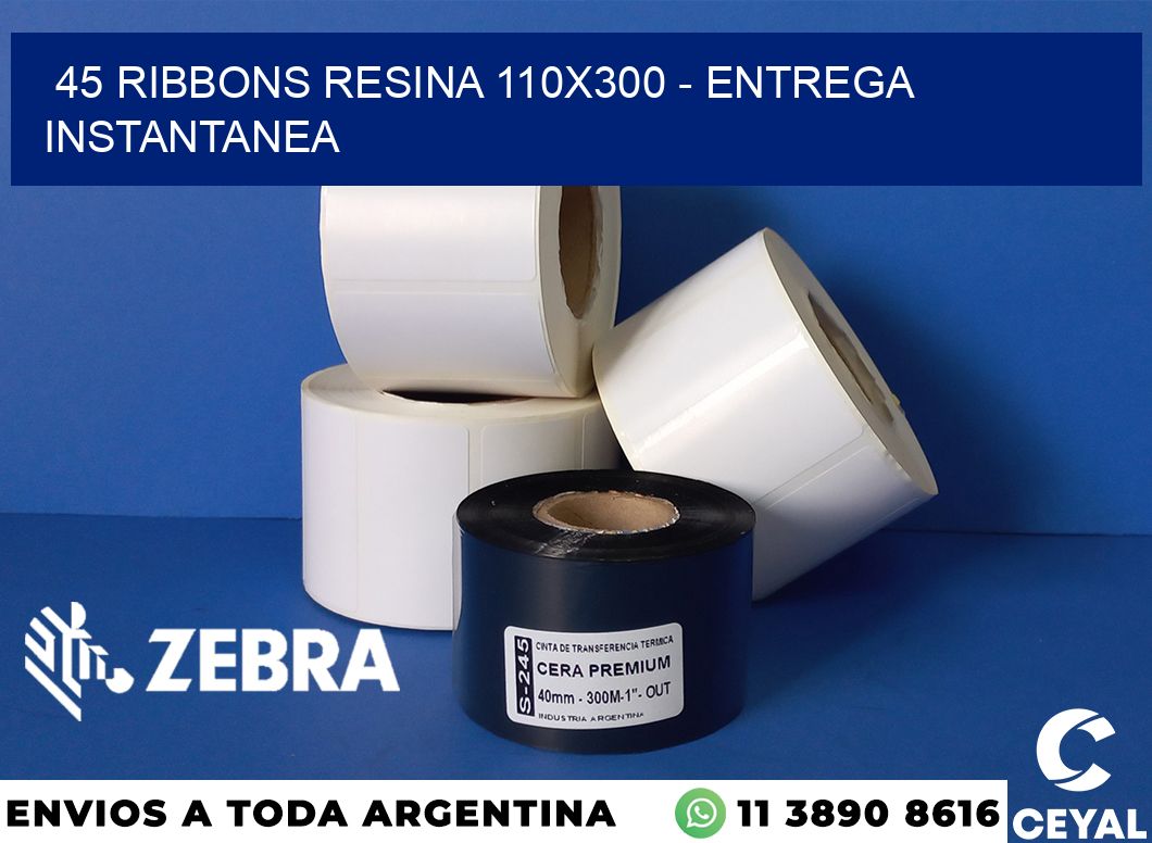 45 Ribbons resina 110x300 - entrega instantanea