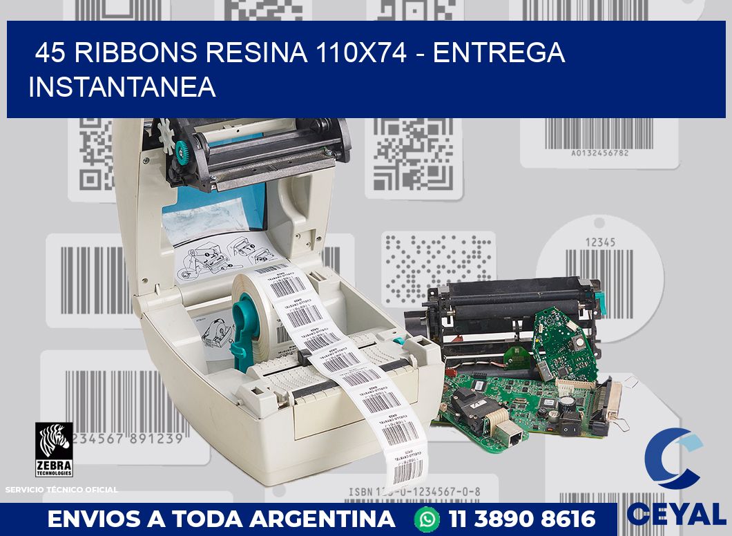 45 Ribbons resina 110x74 - entrega instantanea