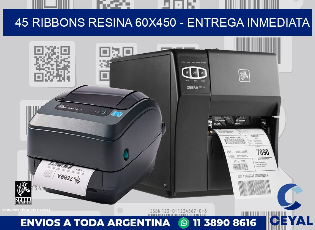 45 Ribbons resina 60x450 - Entrega inmediata