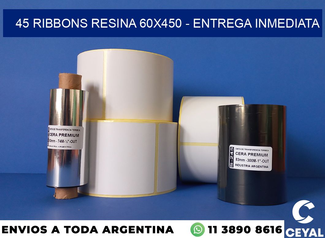 45 Ribbons resina 60×450 – Entrega inmediata