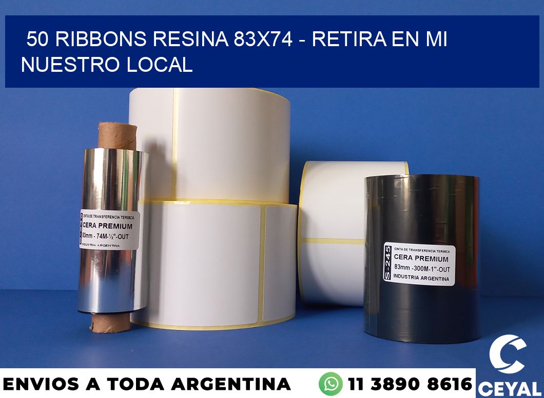 50 Ribbons resina 83x74 - retira en mi nuestro local