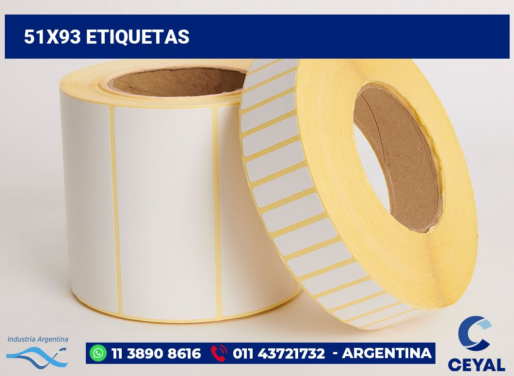 51x93 Etiquetas