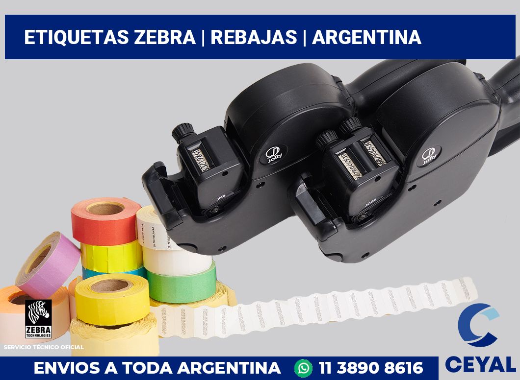 Etiquetas Zebra | Rebajas | Argentina