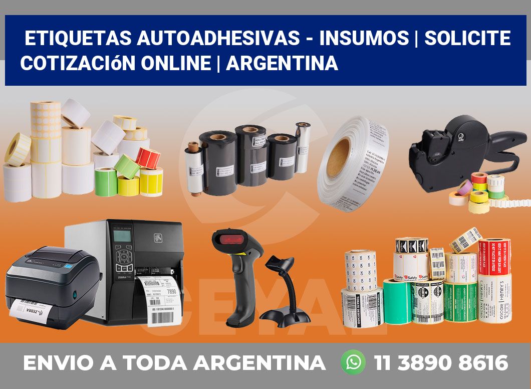 Etiquetas autoadhesivas – insumos | Solicite cotización online | Argentina