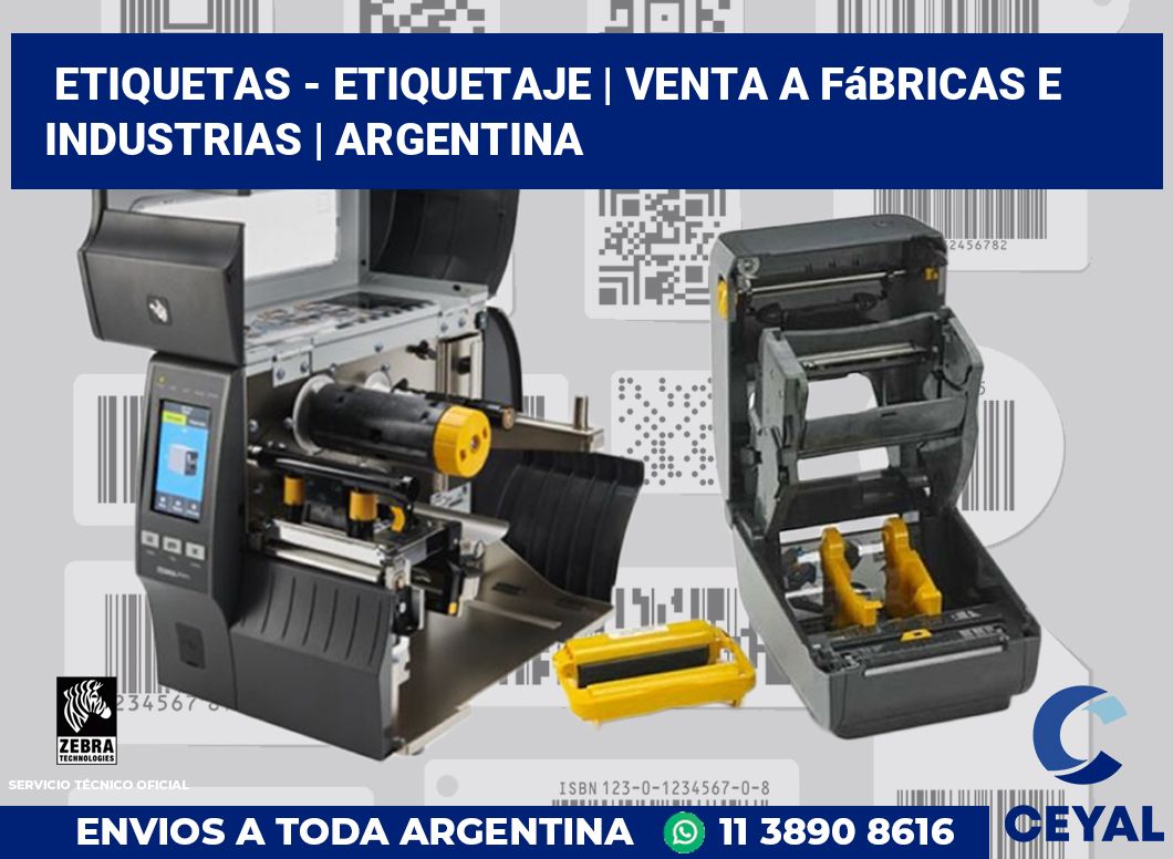 Etiquetas - etiquetaje | Venta a fábricas e industrias | Argentina