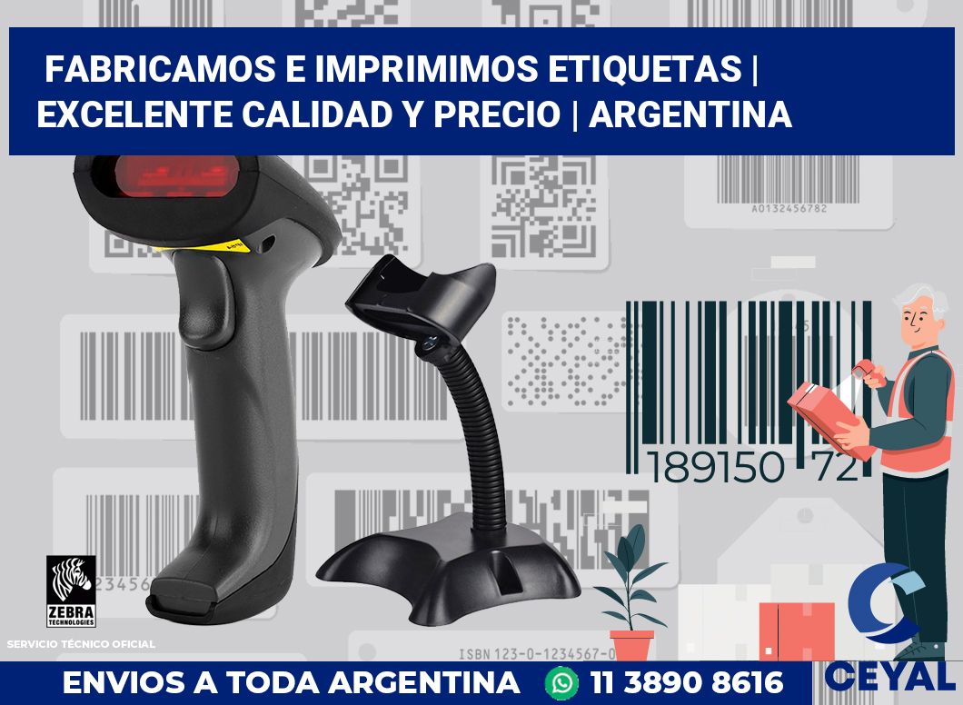 Fabricamos e imprimimos etiquetas | Excelente calidad y precio | Argentina