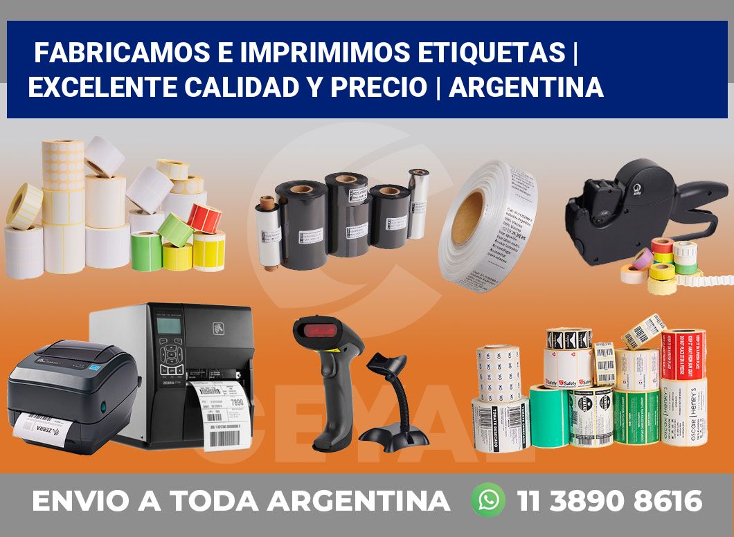 Fabricamos e imprimimos etiquetas | Excelente calidad y precio | Argentina