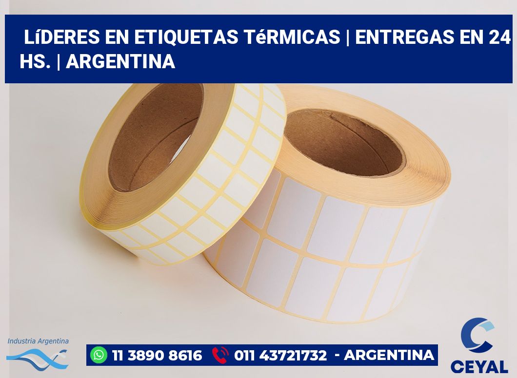 Líderes en etiquetas térmicas | Entregas en 24 hs. | Argentina