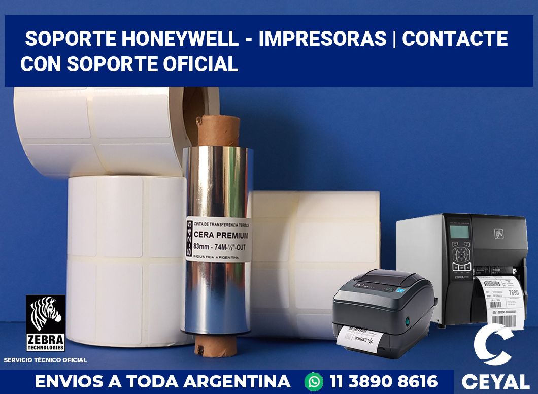 Soporte Honeywell - impresoras | Contacte con soporte oficial