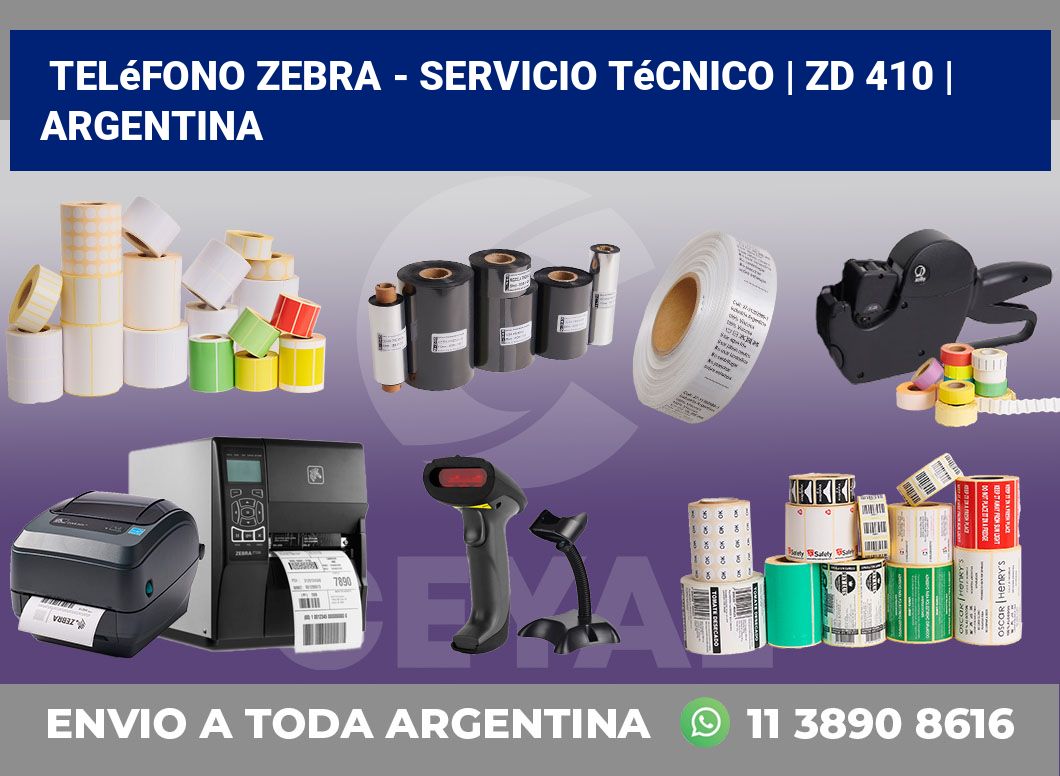Teléfono Zebra – Servicio Técnico | ZD 410 | Argentina