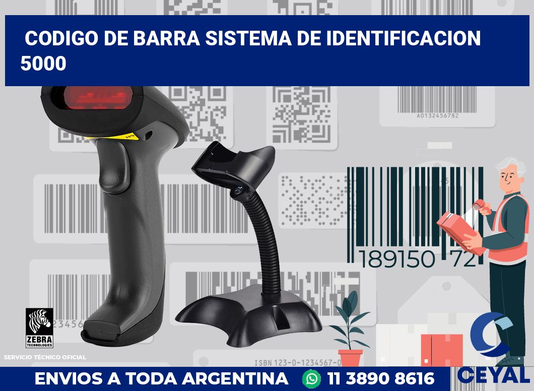 codigo de barra sistema de identificacion  5000