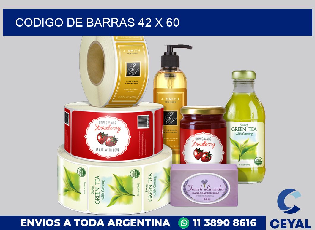 codigo de barras 42 x 60