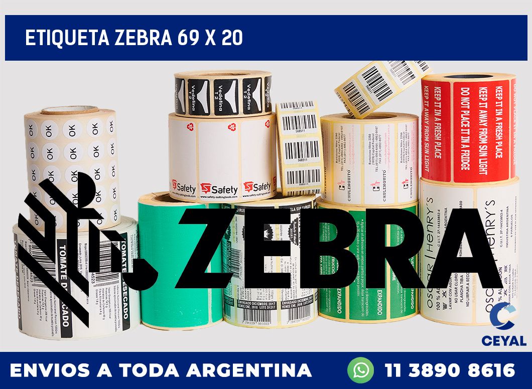etiqueta zebra 69 x 20