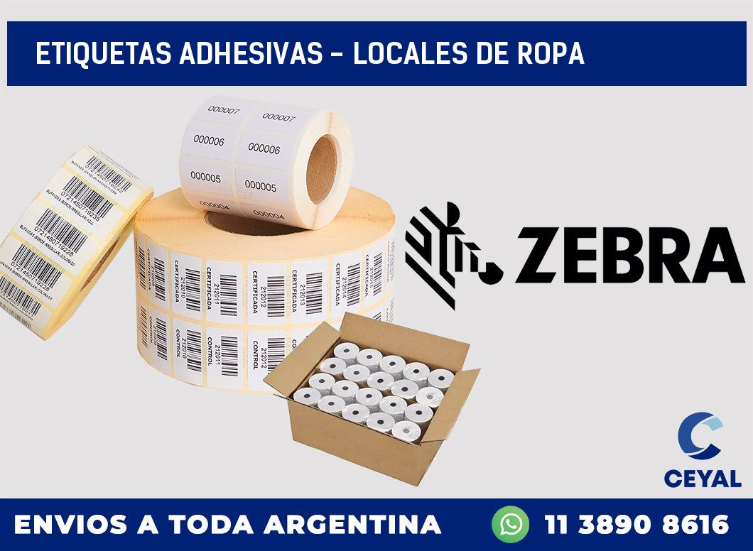 etiquetas adhesivas – Locales de ropa