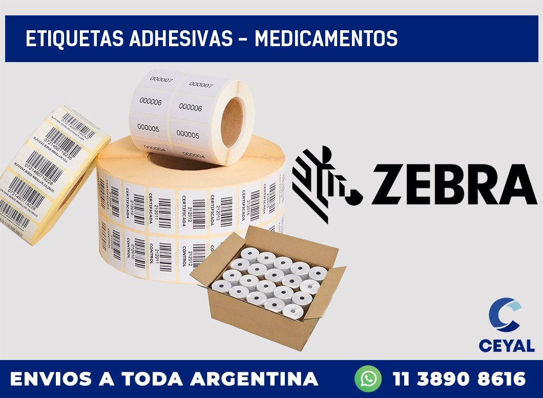 etiquetas adhesivas – Medicamentos