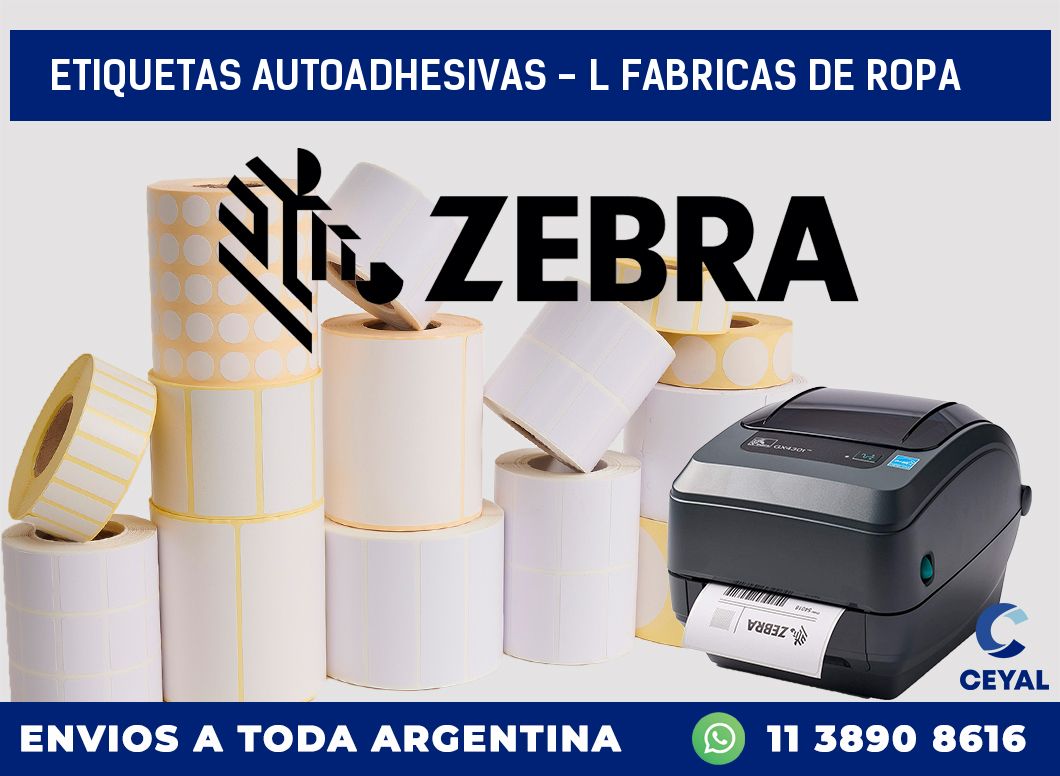 etiquetas autoadhesivas – l fabricas de ropa