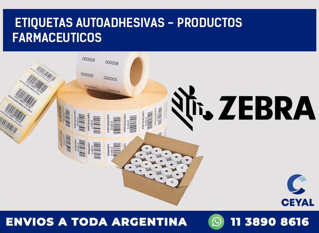 etiquetas autoadhesivas – productos farmaceuticos