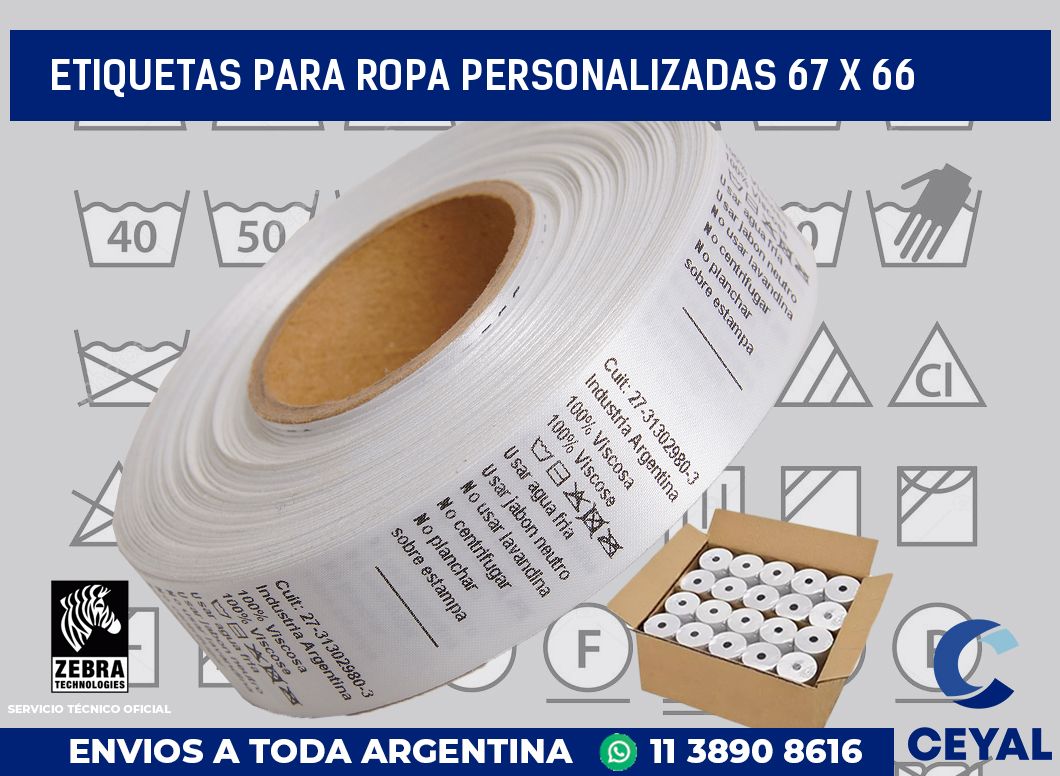 etiquetas para ropa personalizadas 67 x 66