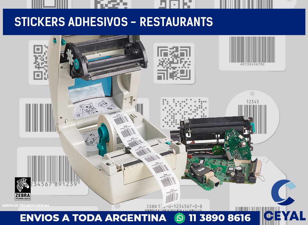 stickers adhesivos - Restaurants