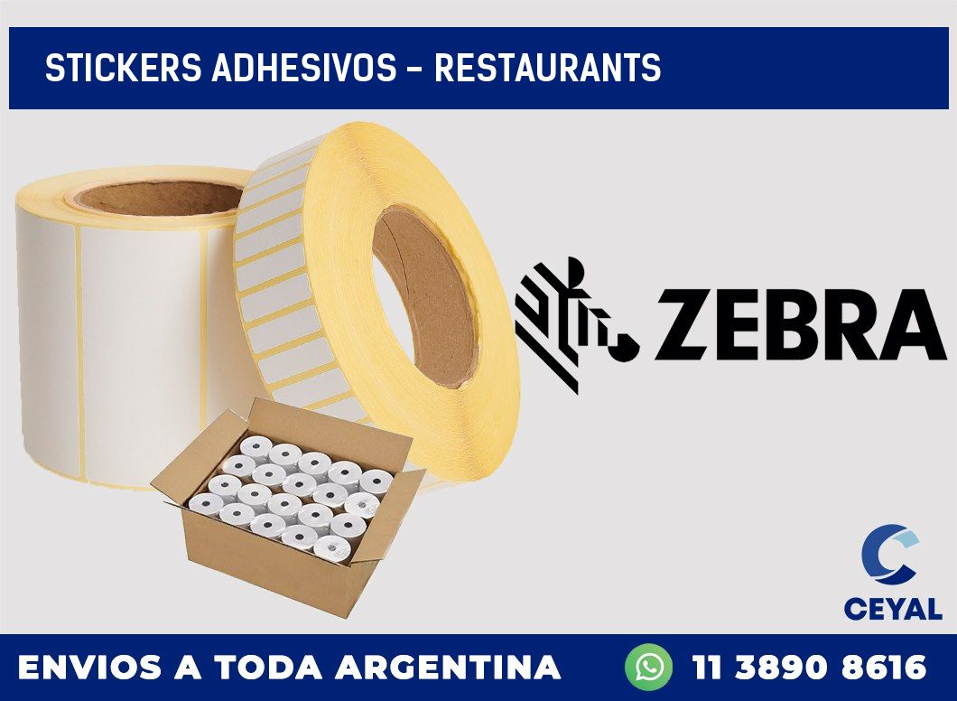 stickers adhesivos - Restaurants