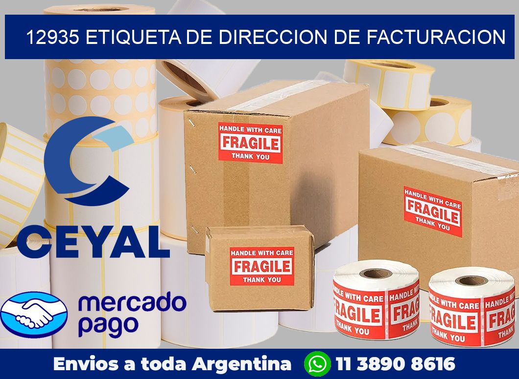 12935 Etiqueta de direccion de facturacion