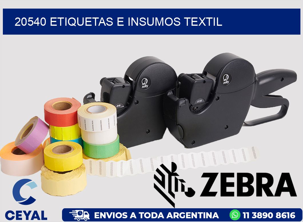 20540 etiquetas e insumos textil