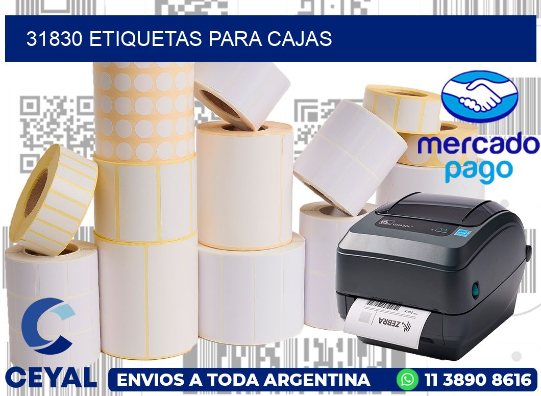 31830 Etiquetas para cajas