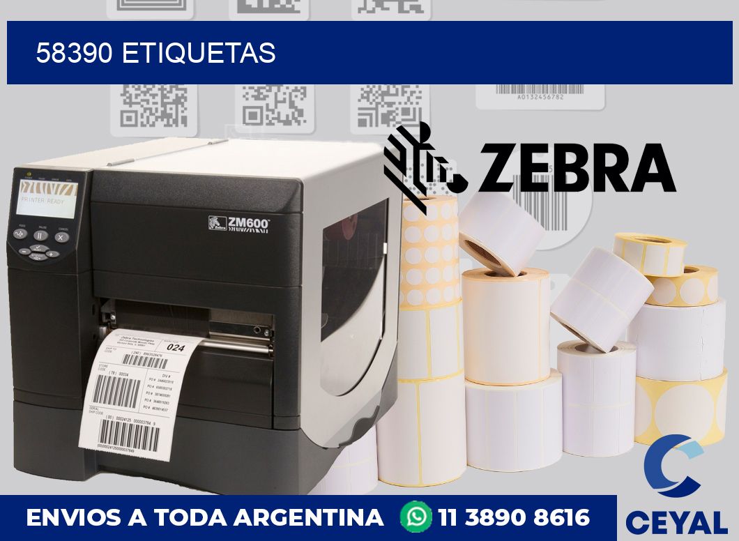 58390 etiquetas
